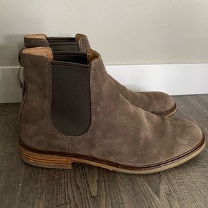 Clarks Suede Chelsea Boot Size 11